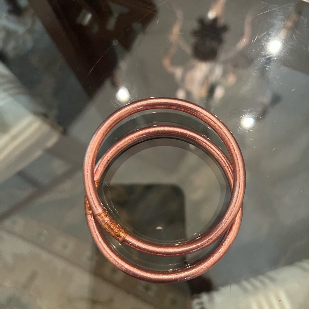 BuDha Girl all weather bangles  champagne